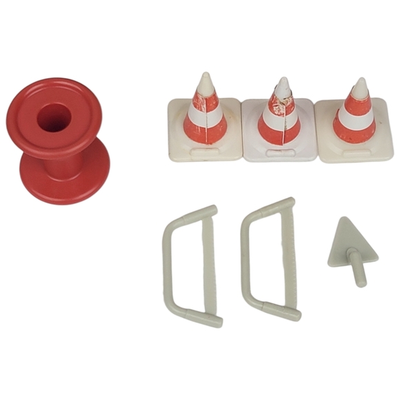 Playmobil System Construction Worker Deluxe Set No. 015 Replacement Pieces Lot - Picture 2 of 5